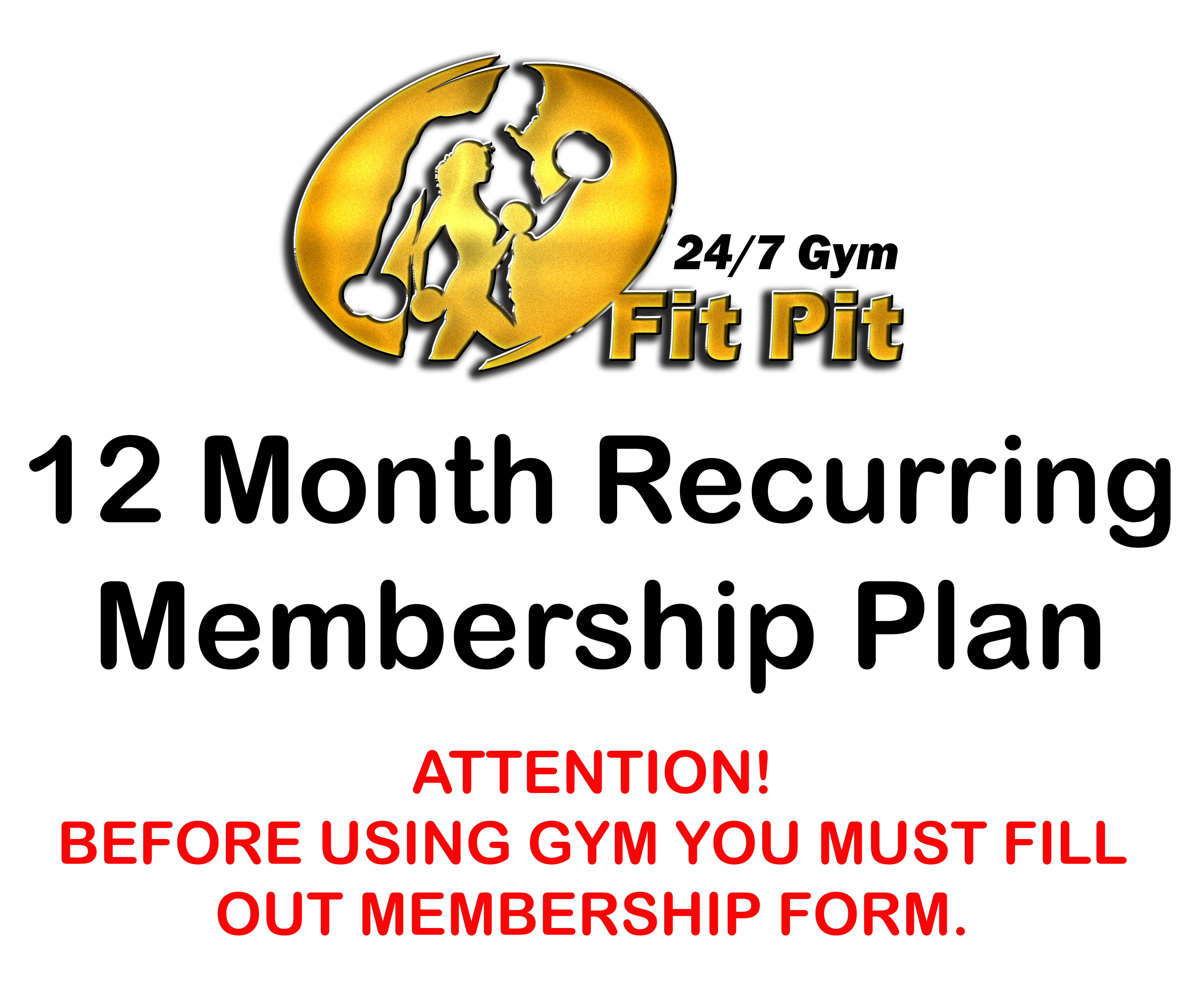 12 Month Recurring membership Plan