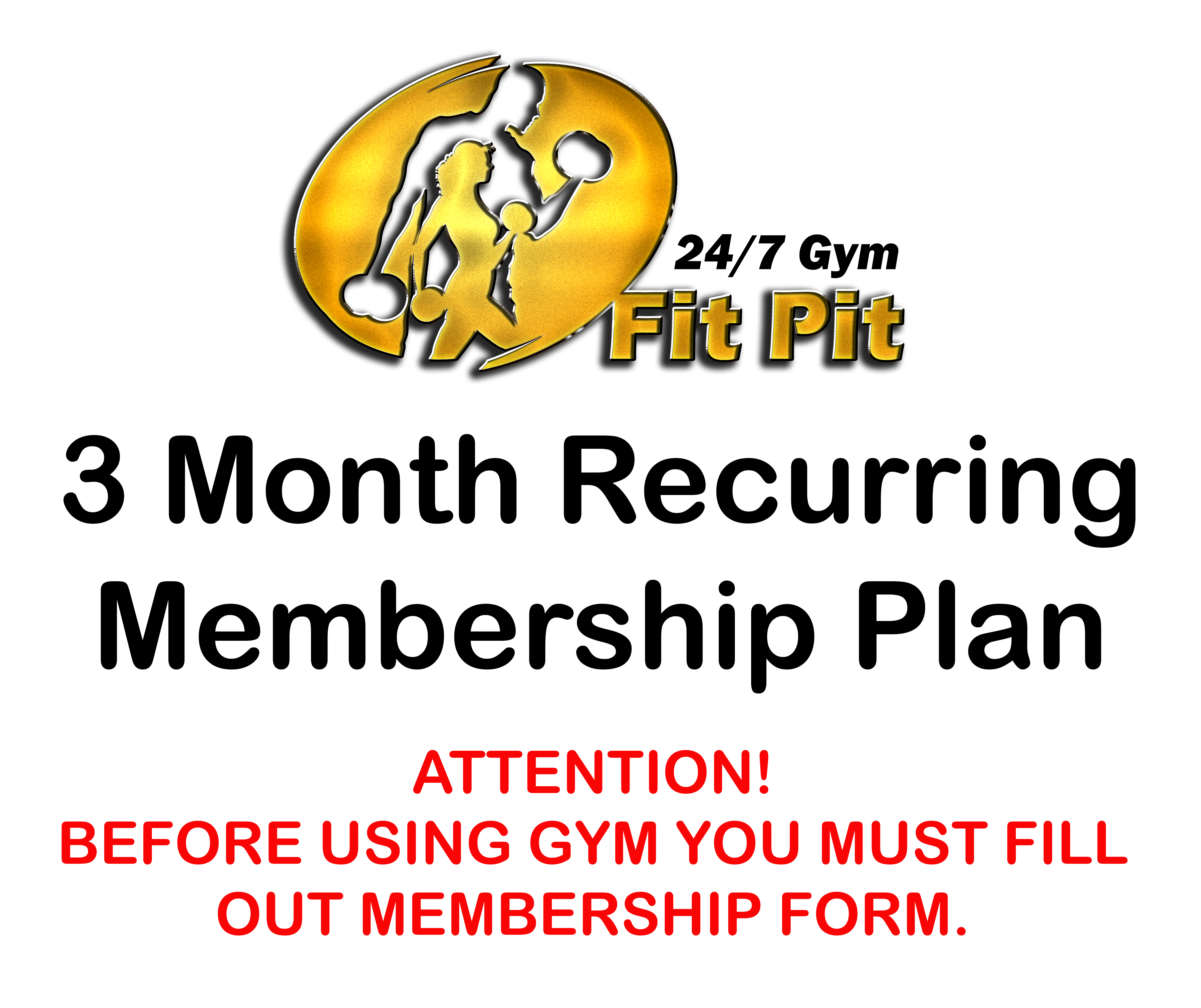 3 Month Recurring Membership Plan